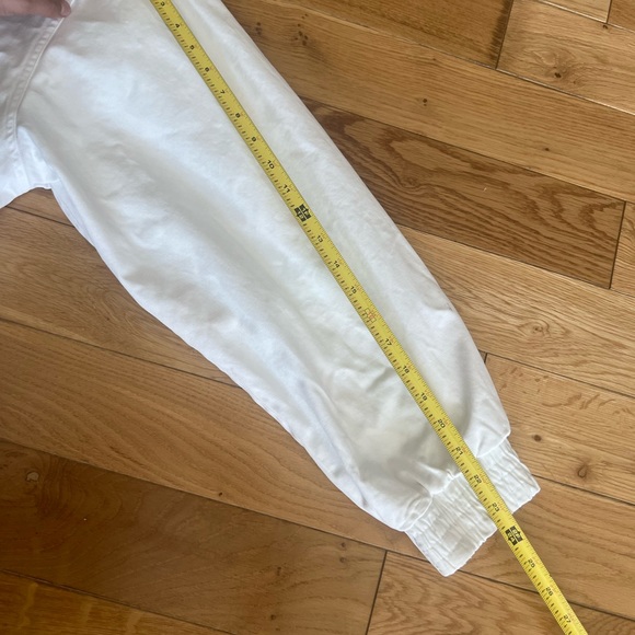 Cascade Blues Vintage White Bomber Style Jacket Size Large - Picture 7 of 12